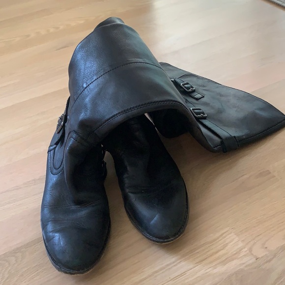 Loft Over the knee black boots - Picture 2 of 9